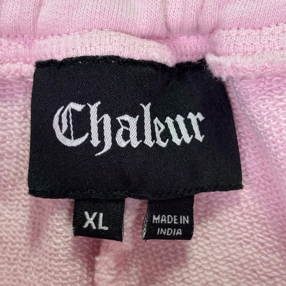Chaleur Brand Mens Shorts Size XL Pink Star Pocket Artsy Bold Luxury Streetwear
